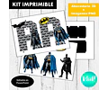 Kit Imprimible Letras 3d Batman