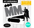 Kit Imprimible Letras 3d Batman