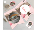 Kit Imprimible Baby Yoda Rosa Tukit