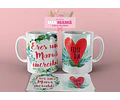 Diseños Plantillas Para Tazas Día De La Madre Sublimación M6