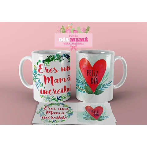 Diseños Plantillas Para Tazas Día De La Madre Sublimación M6