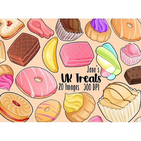Cliparts Imagenes Png Comidas De Color Pastel Acuarela Jk8