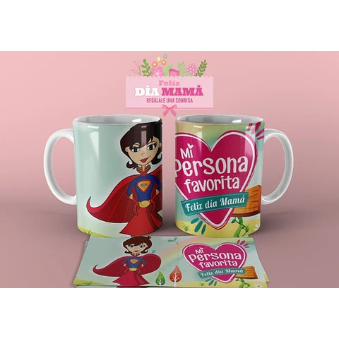Diseños Plantillas Para Tazas Día De La Madre Sublimación M6