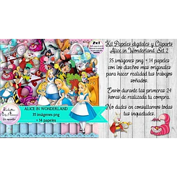 Papeles Fondos Y Cliparts Imagenes Png Alicia Set 2