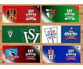 Plantillas Sublimación Tazones - Fútbol Chileno / 59 Diseños