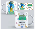 Kit Diseños Plantillas Tazas Los Simpsons Sublimación M2