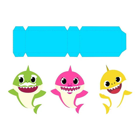 Kit Imprimible Letras 3d Editables Baby Shark