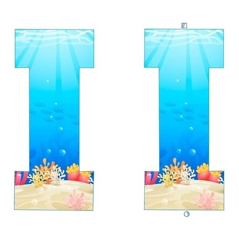 Kit Imprimible Letras 3d Editables Baby Shark