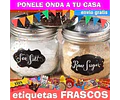 Kit Imprimible Etiquetas Frascos Especiero Cereales Editable