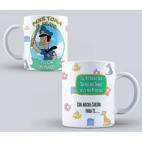 Kit Diseños Plantillas Tazas Los Simpsons Sublimación M2