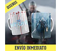 Kit Diseños Plantillas Tazas The Witcher Sublimación 