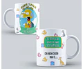 Kit Diseños Plantillas Tazas Los Simpsons Sublimación M2