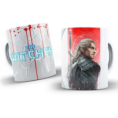 Kit Diseños Plantillas Tazas The Witcher Sublimación 