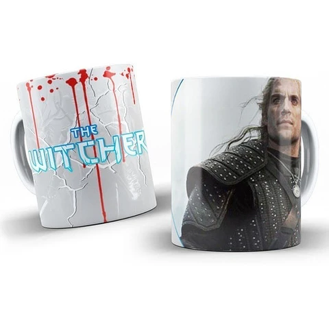 Kit Diseños Plantillas Tazas The Witcher Sublimación 