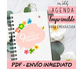 Kit Imprimible Agenda De Embarazo Diario Embarazada Control