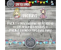 Pack Imágenes Hd Clipart Cuento Bella Durmiente Caperuza
