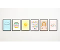 Kit X 6 Láminas Infantiles Imprimibles Arcoíris