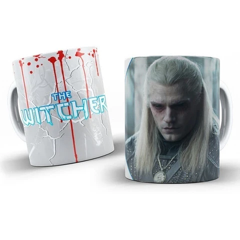Kit Diseños Plantillas Tazas The Witcher Sublimación 