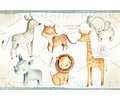 Kit Imágenes Png Cliparts Animales Safari Selva Acuarela 01