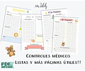 Kit Imprimible Agenda De Embarazo Diario Embarazada Control