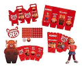 Kit Imprimible Turning Red Editable + Para Colorear