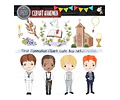 Pack Imagenes Personajes Varones Primera Comunion + regalo A1