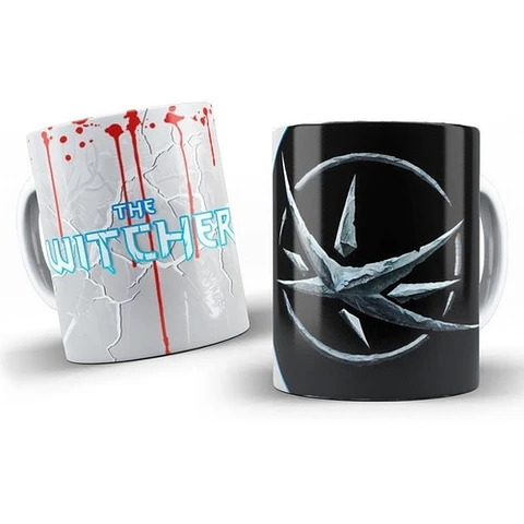 Kit Diseños Plantillas Tazas The Witcher Sublimación 