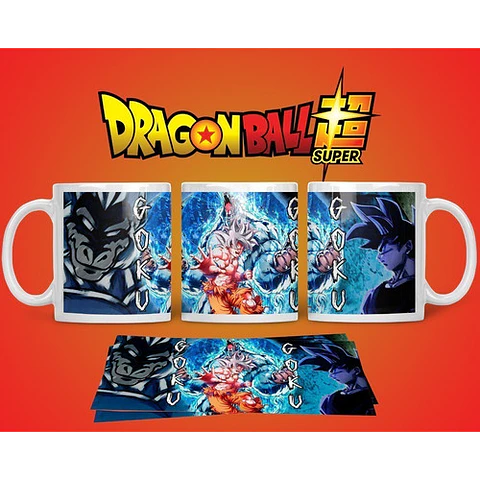 Diseños Plantillas Tazas Dragon Ball Super Sublimación M4