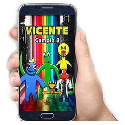 Video Invitación Digital Animada Rainbow Friends Whats App