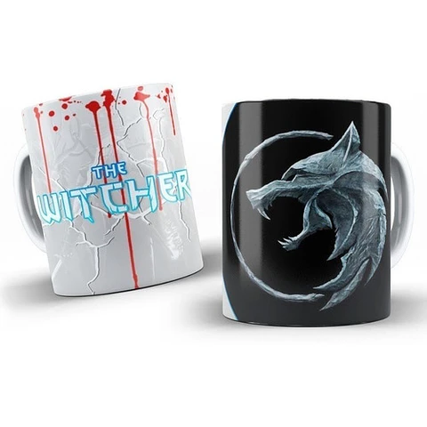 Kit Diseños Plantillas Tazas The Witcher Sublimación 