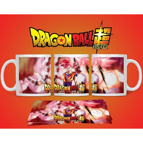 Diseños Plantillas Tazas Dragon Ball Super Sublimación M4