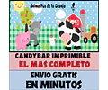Kit Imprimible Candy Bar Animalitos De La Granja Completo
