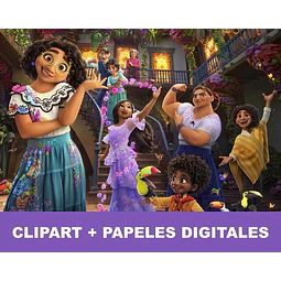 Super Kit Digital Encanto Disney Clipart Png Papeles Fondos