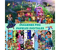Super Kit Digital Encanto Disney Clipart Png Papeles Fondos