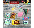 Kit Imprimible Candy Bar Animalitos De La Granja Completo