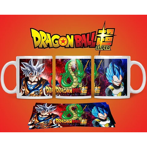 Diseños Plantillas Tazas Dragon Ball Super Sublimación M4
