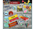 Kit Imprimible Candy Bar Animalitos De La Granja Completo