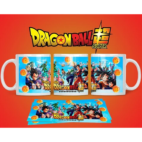 Diseños Plantillas Tazas Dragon Ball Super Sublimación M4