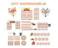 Kit Cumpleaños Animales Bosque Encantado Imprimible Editable