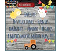 Kit Imprimible Candy Bar Animalitos De La Granja Completo