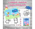 Kit Imprimible Editable Peppa Pig + Libro Colorear