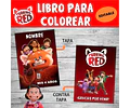 Kit Imprimible Turning Red Editable + Para Colorear