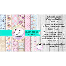 Papeles Digitales Fondos Rosa Celeste Lila E29