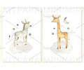 Kit Imágenes Png Cliparts Animales Safari Selva Acuarela 01