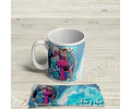 Kit Diseños Plantillas Tazas Princesas Disney Halloween
