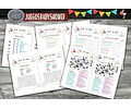 Kit Juegos Baby Shower Pdf + Loteria + Regalo + Full