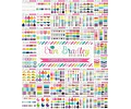 Bundle 2 - Frames, Labels, Guirnaldas, Ribbons Png Completo