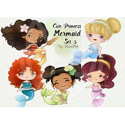 Cliparts Imagenes Png Princesas Sirenas H3