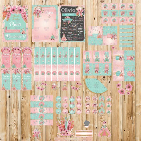 Kit Imprimible Atrapa Sueños Editable
