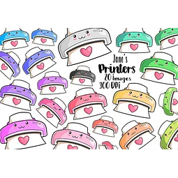 Cliparts Imagenes Png Impresoras De Colores Pasteles Jk51